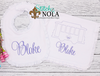 Personalized Baby Street Car Shirt
