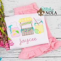 Personalized Lemonade Stand Trio Sketch Shirt