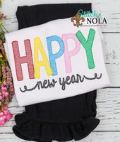 Personalized Happy New Year Sketch Shirt