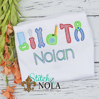 Personalized Tools Bunch Sketch Shirt