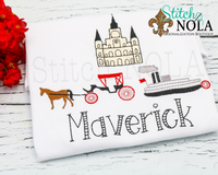 Personalized New Orleans Trio Sketch Shirt