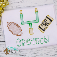 PERSONALIZED FOOTBALL TRIO SKETCH SHIRT