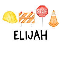 Construction Theme Printed Shirt