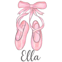 Ballerina Slippers Printed Shirt
