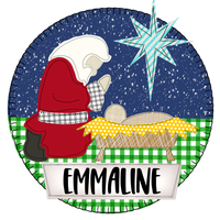 Santa Christmas Nativity Printed Shirt