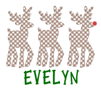 Reindeer Trio Printed Shirt