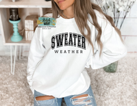 Sweater Weather Printed Sweatshirt