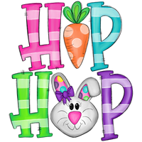 Girl Hip Hop Bunny Printed Shirt