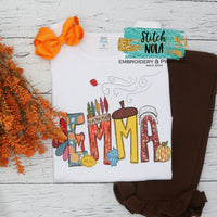 Thanksgiving Alpha Printed Shirt