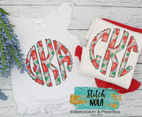 Strawberry Monogram Printed Shirt