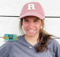 Varsity Letter Corduroy Hat