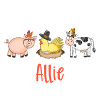 Thanksgiving Farm Trio Printed Shirt