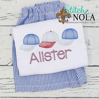 Personalized Baseball Cap Sketch Trio Shirt