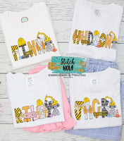 Construction Name Alpha Printed Shirt