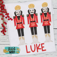 Personalized Christmas Toy Soldiers Printed Shirt