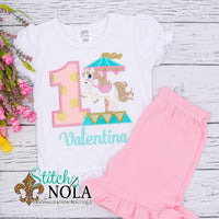 Personalized Carousel Appliqué Shirt