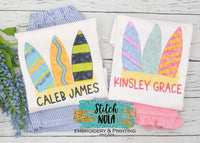 Personalized Surf board Trio Printed Shirt