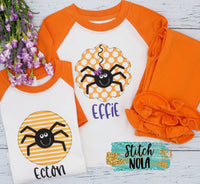 Personalized Circle Spider Printed Shirt
