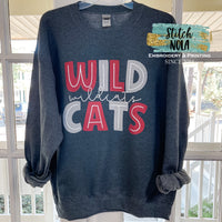 Wildcats Printed Sweatshirt