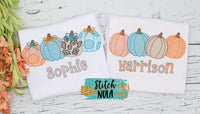 Personalized Pumpkin Patch Bunch Sketch Shirt