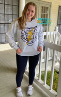 Tigers with Lightning Bolt Printed Sweatshirt