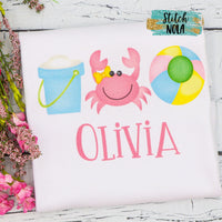 Beach Crab Trio Printed Shirt