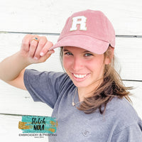 Varsity Letter Corduroy Hat