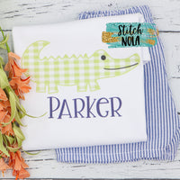 Personalized Alligator Printed Shirt