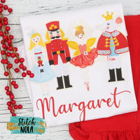 Personalized Christmas Ballet Printed Shirt