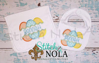 Personalized Easter Egg Trio Appliqué Shirt