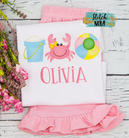 Beach Crab Trio Printed Shirt