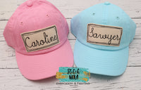 Toddler and Youth Name Hat
