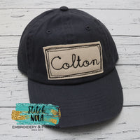 Toddler and Youth Name Hat