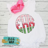 Watermelon Monogram Printed Shirt