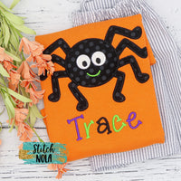 Personalized Spider on Colored Garment