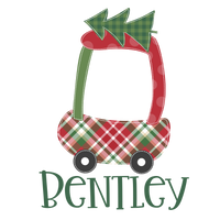 Plaid Coupe With Christmas Tree Printed Shirt