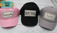 Toddler and Youth Name Hat