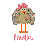 Personalized Turkey Printed Shirt