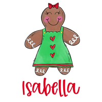 Christmas Gingerbread Cookie Printed Shirt