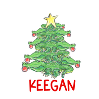 Alligator Christmas Tree Printed Shirt