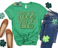 Adult Kiss Me Printed Tee