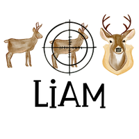 Personalized Deer Hunting Trio Printed Shirt