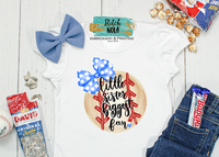 Personalized Little Sister Biggest Fan Baseball Printed Shirt