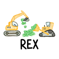 Personalized St. Patrick's Day Excavators With Clovers Printed Shirt