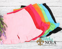 Ruffle Shorts, Girl Shorts, Summer Shorts, Toddler Shorts, Youth Shorts