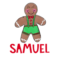 Christmas Gingerbread Cookie Printed Shirt