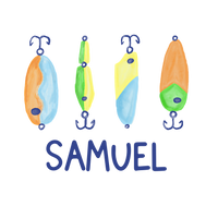 Personalized Fishing Lures Printed Shirt