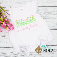 Personalized Vintage Flowers Sketch Shirt