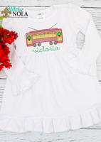 Personalized Christmas Streetcar Sketch Shirt