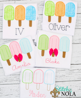 Personalized Popsicle Trio Sketch Shirt